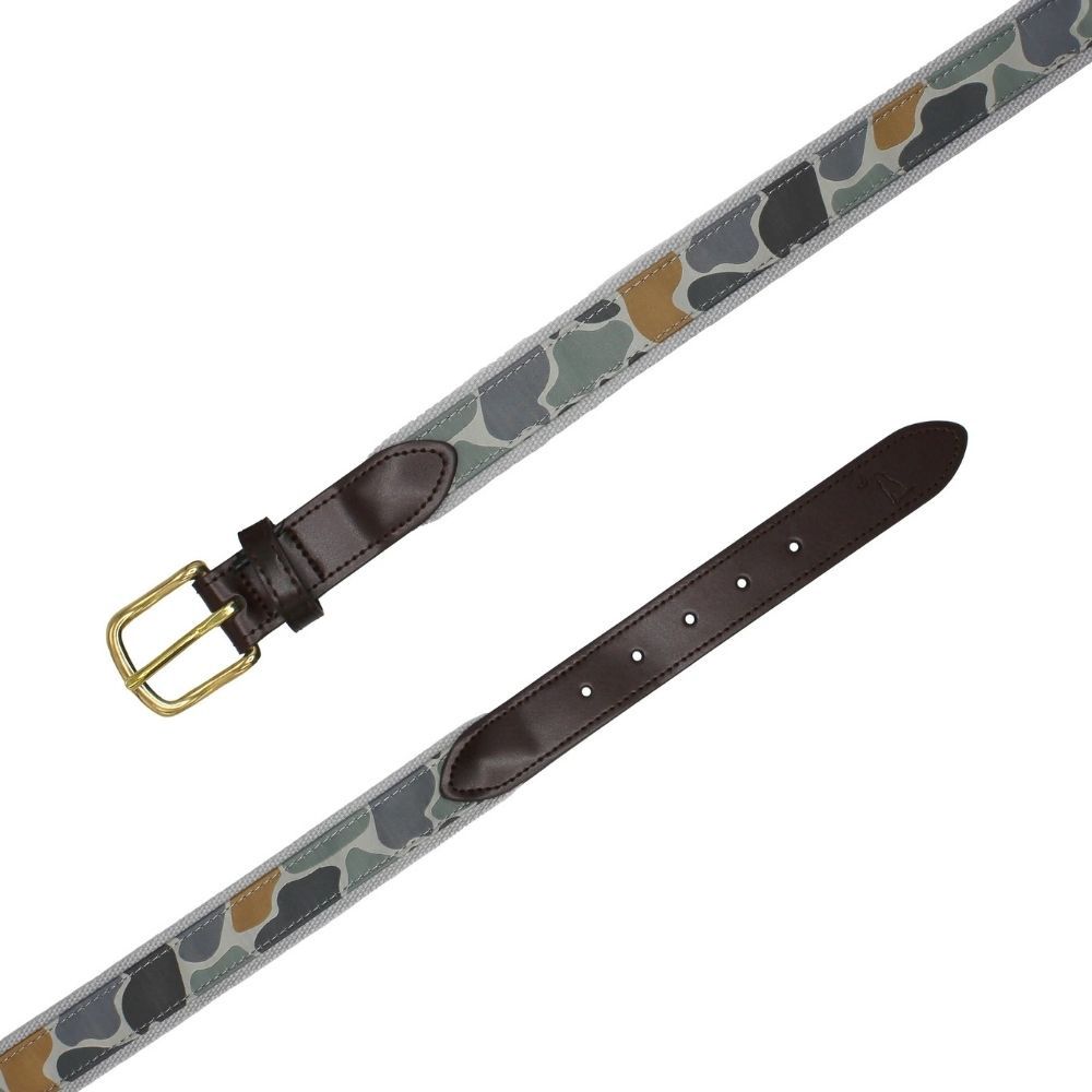 RIBBON BELT, Color: FOREST CAMO BLUFF, Size: 30