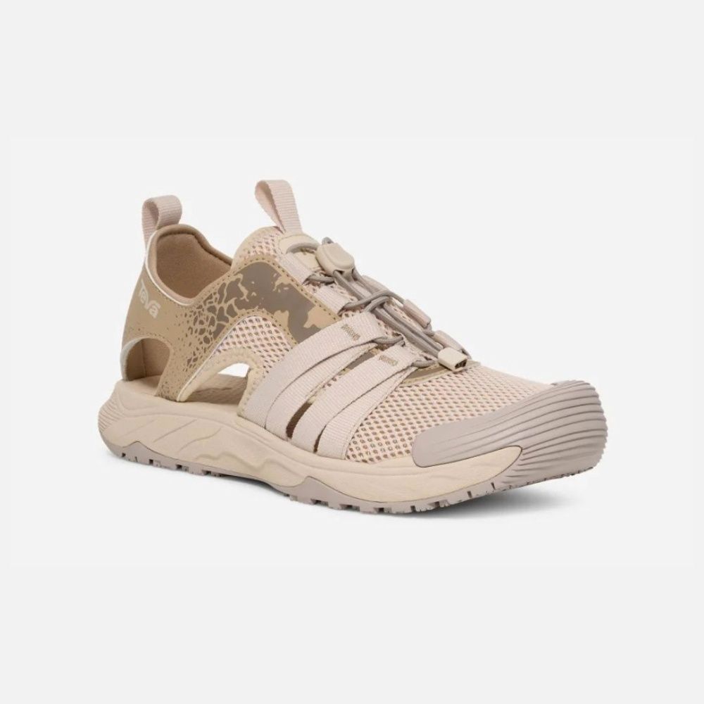 W HYDRATREK SANDLE CLOSED-TOE WATER SANDAL, Color: WHITE PEPPER, Size: 5