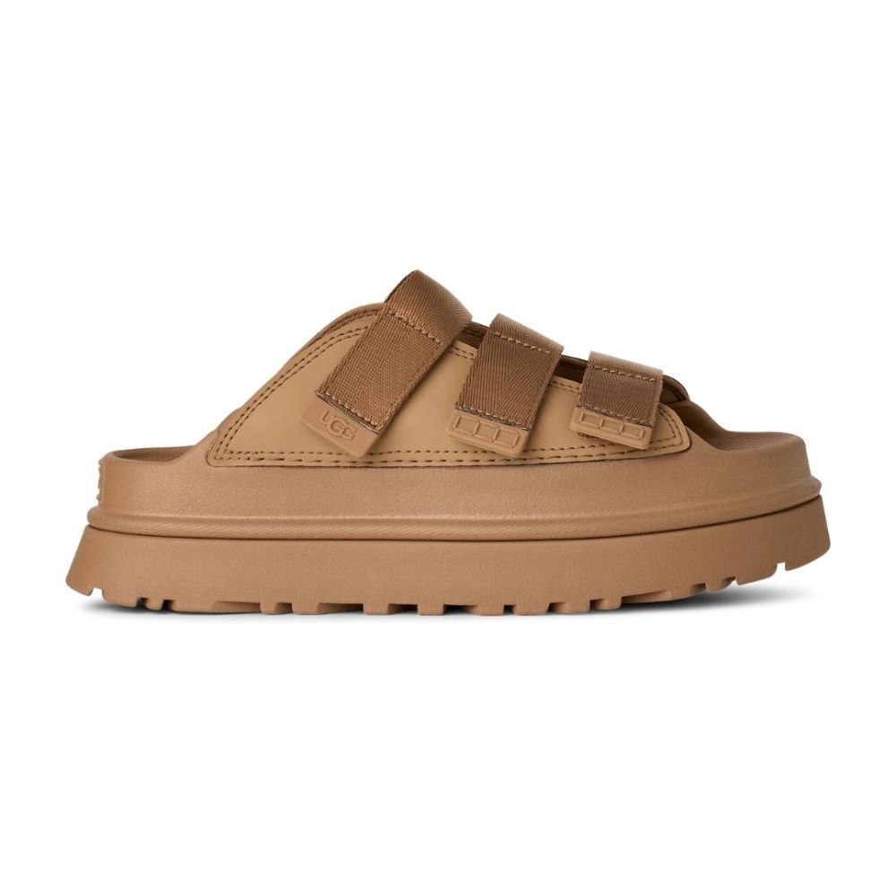 W GOLDENGLOW SLIDE, Color: DARK SAND, Size: 6