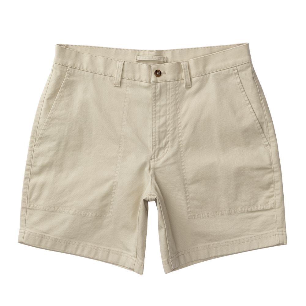 7IN CANVAS CAMP SHORT, Color: STONE, Color Code: 086, Size: 30