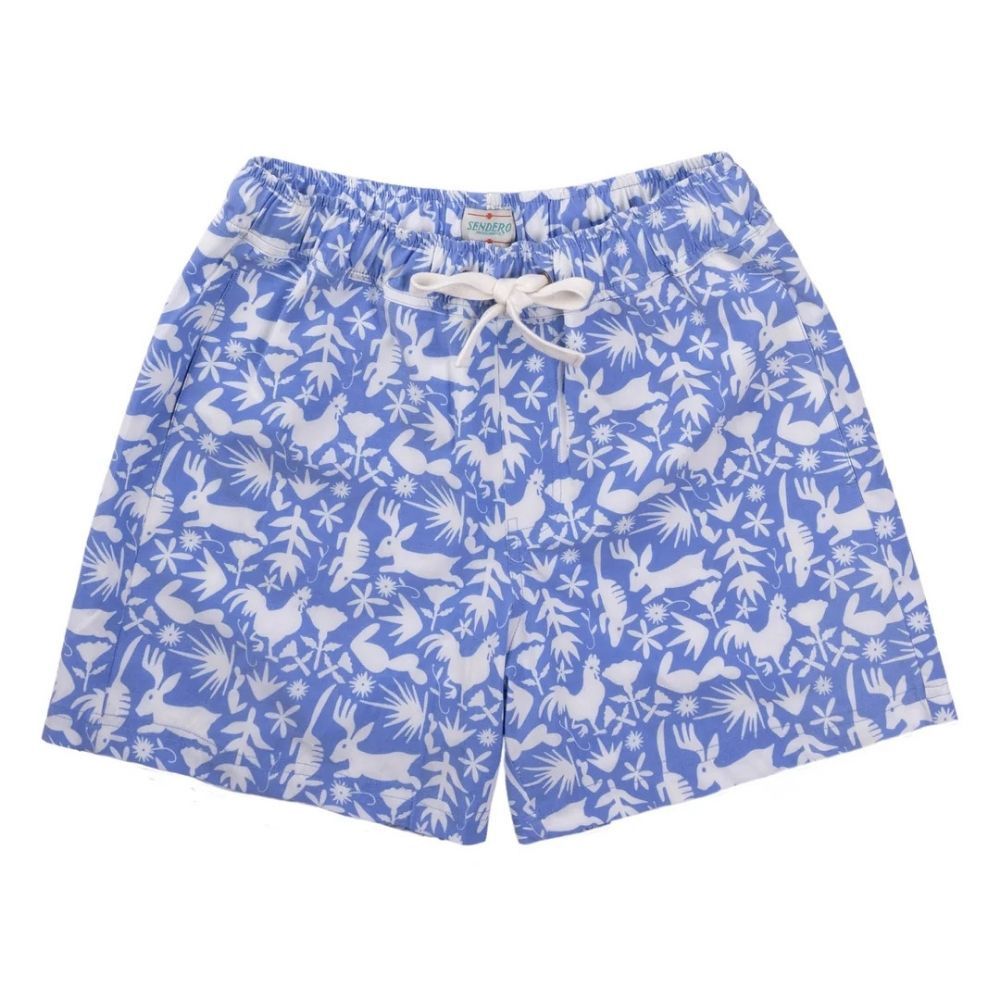 THE BARTON ELASTIC BOARDSHORTS, Color: OTOMI-BLUE, Size: M