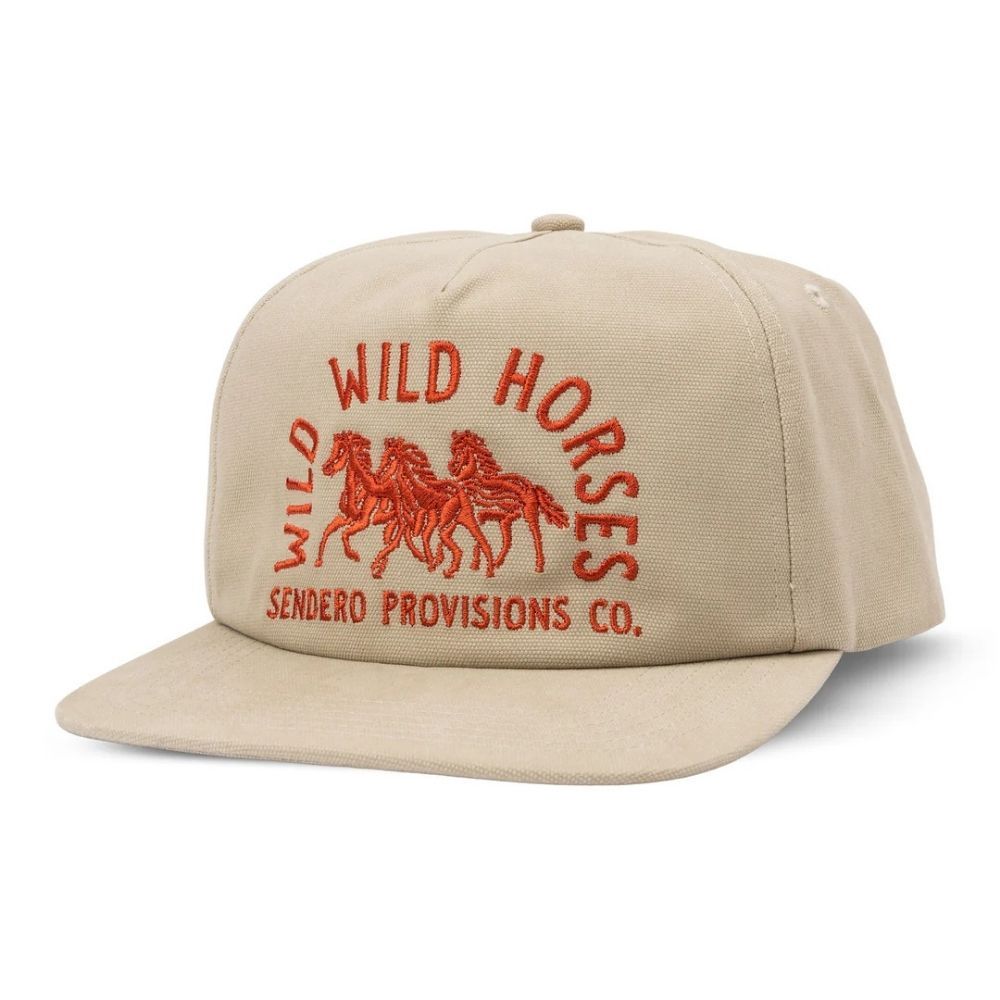 WILD WILD HORSES HAT, Color: CREAM, Size: OS