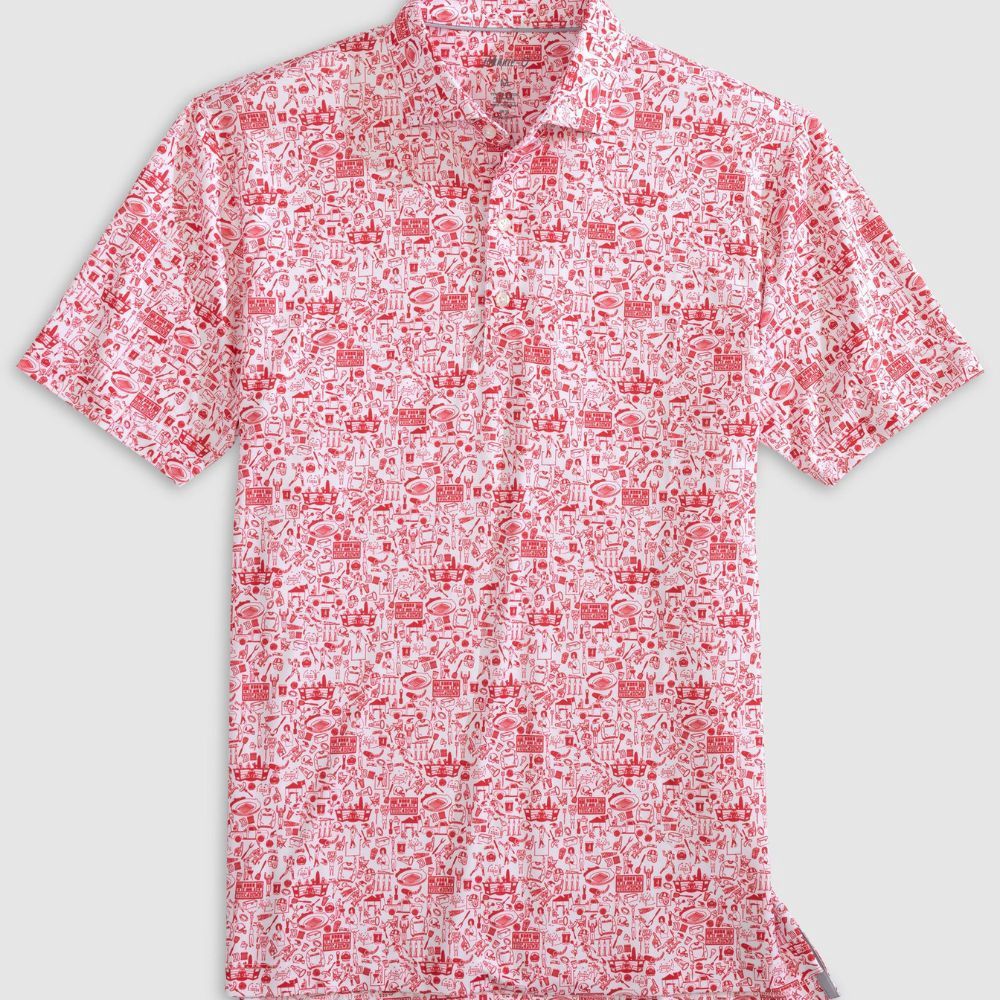 TAILGATER 2.0 POLO, Color: CRIMSON, Size: L