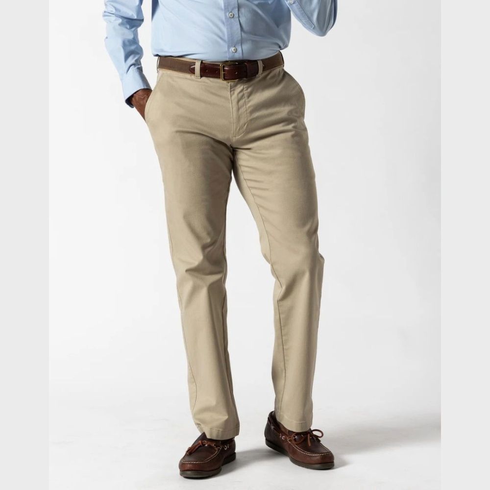 M CLASSIC FIT GOLD SCHOOL CHINO, Color: KHAKI, Size: 30W30L