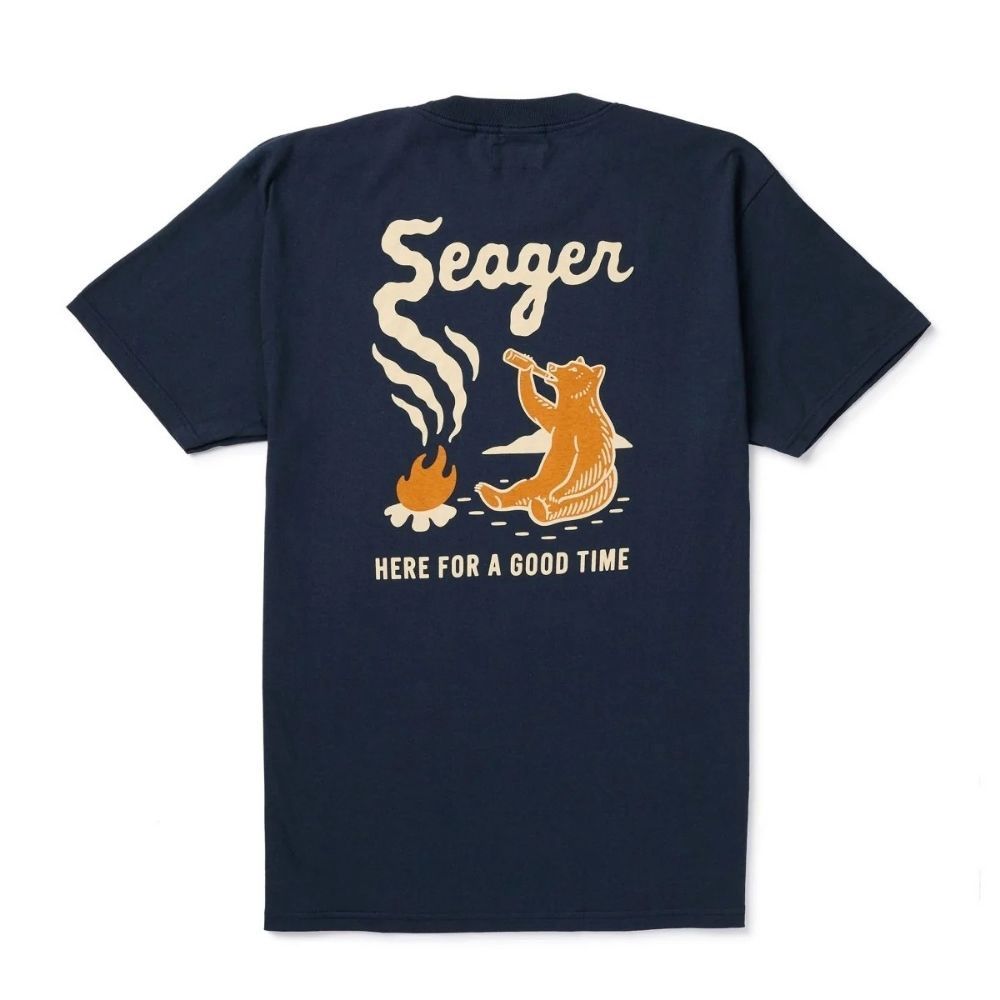 SMOKEY TEE, Color: NAVY, Size: MEDIUM