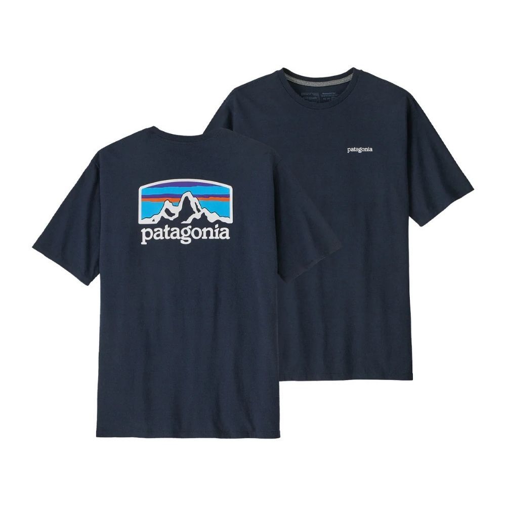 M's Fitz Roy Horizons Responsibili-tee, Color: New Navy, Size: L