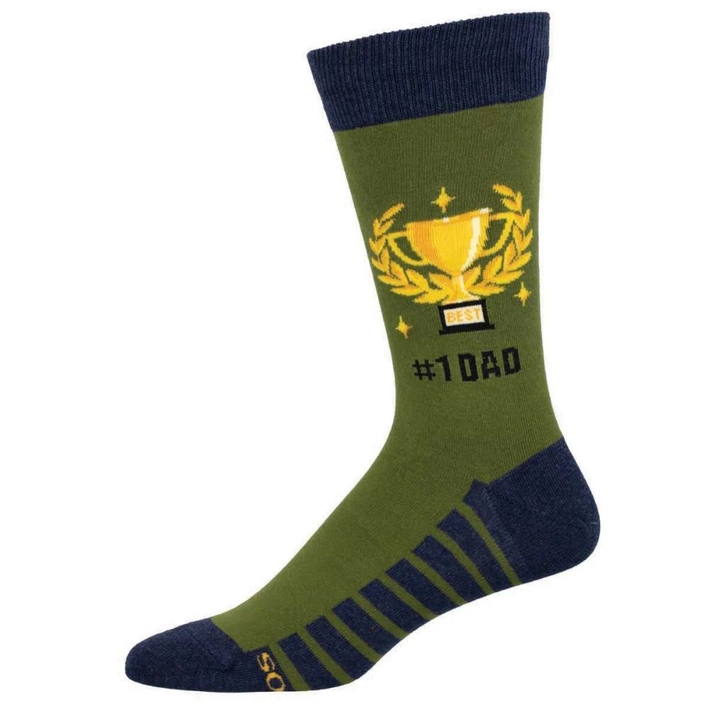 #1 DAD, Color: GREEN, Size: 10-13
