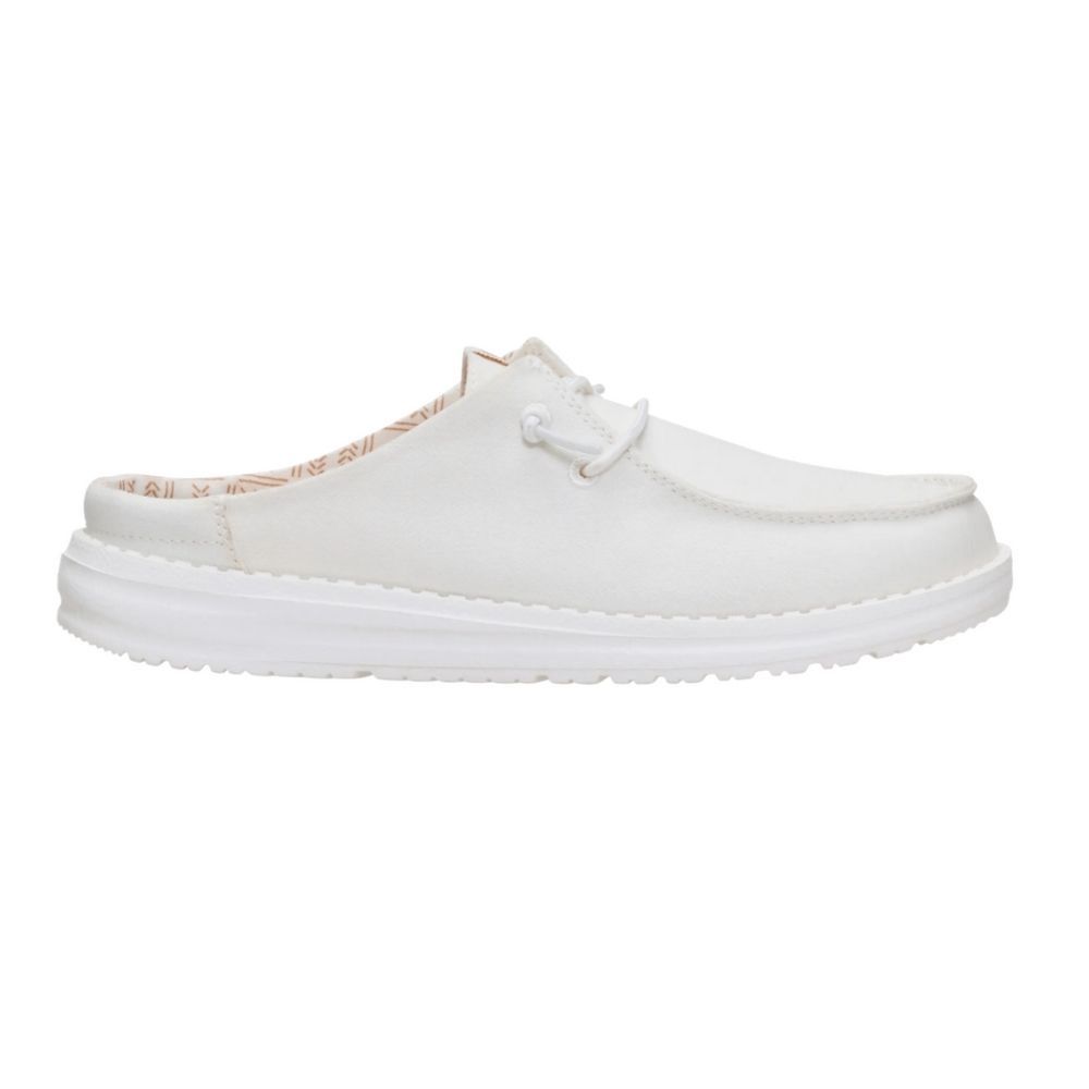 WENDY SLIP STRETCH CANVAS, Color: WHITE, Size: 6