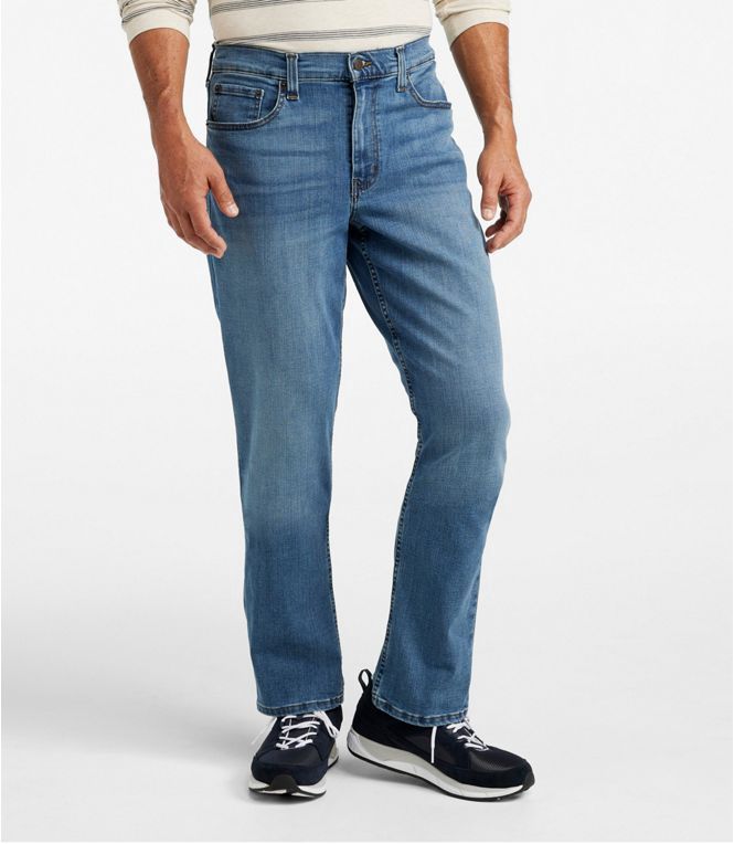 M BEANFLEX JEAN STANDARD ATHLETIC FIT STRAIGHT, Color: MEDIUM WASH, Size: 30X30, Style: 507485