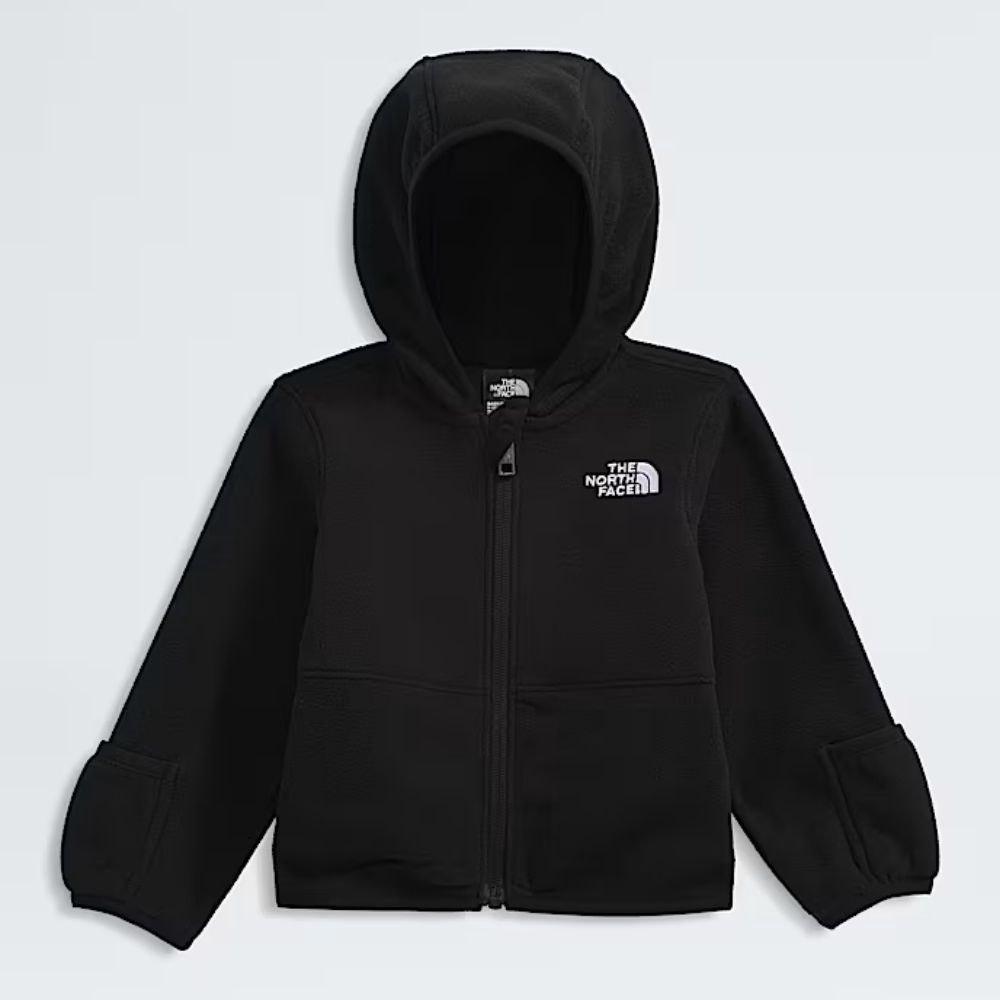 BABY GLACIER FULL ZIP HOODIE, Color: TNF BLACK, Size: 0-3M