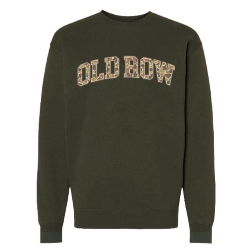 OLD ROW CAMO CREWNECK