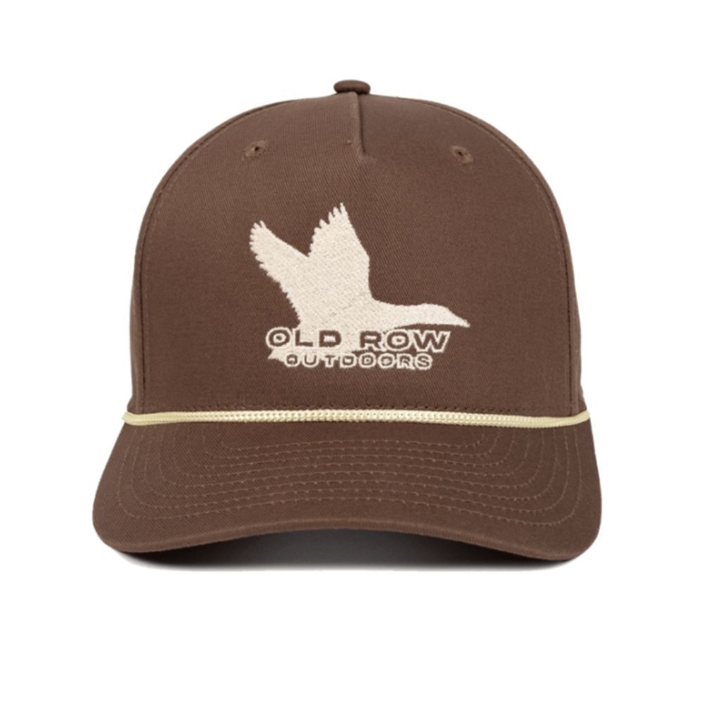 OUTDOORS FLYING DUCK ROPE HAT, Color: BROWN