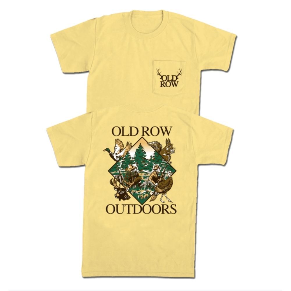 THE GREAT OUTDOORS POCKET TEE, Color: BUTTER, Size: SMALL