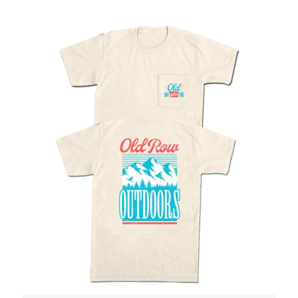 THE DRY MOUNTAIN POCKET TEE, Color: IVORY, Size: MEDIUM