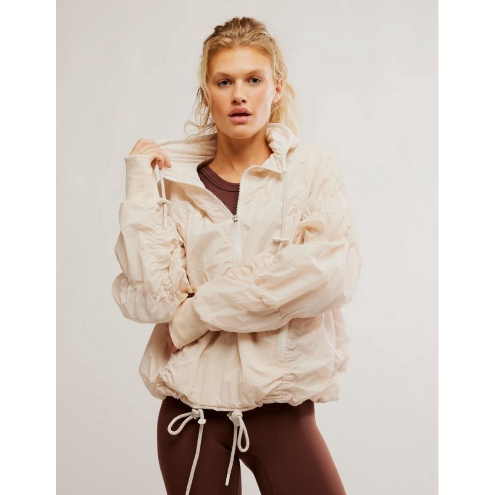 LIGHT PACKER HIKE PULLOVER, Color: BLEACHED CLAY, Size: X SMALL