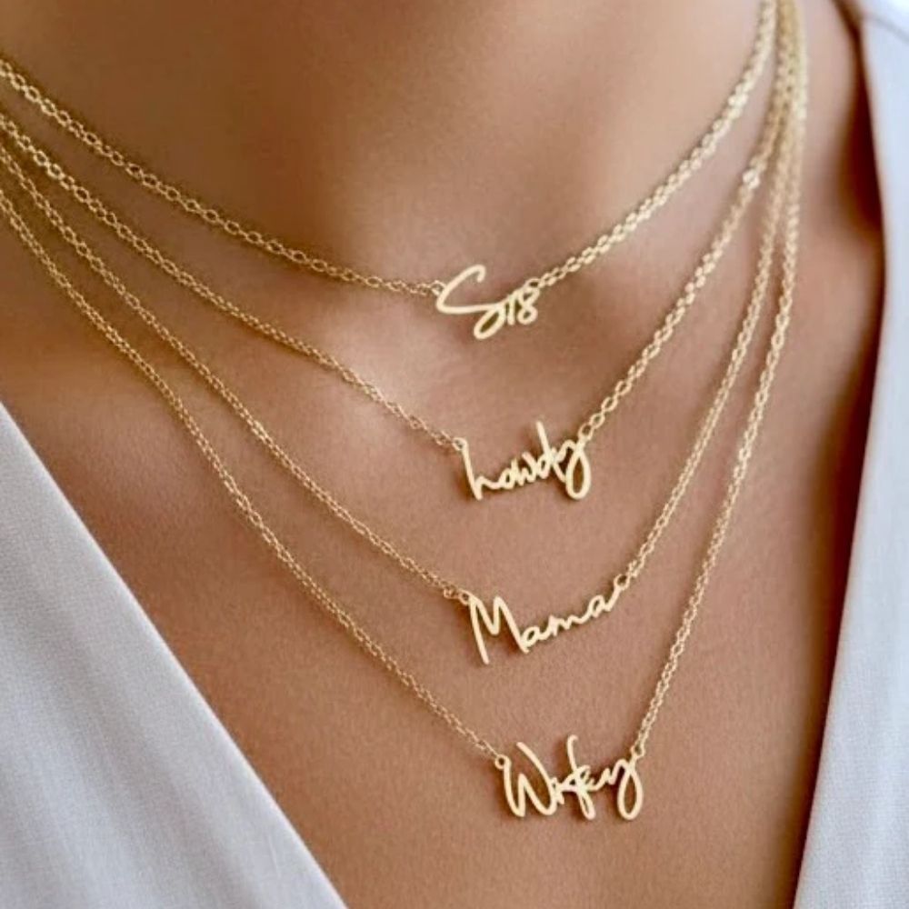 WORD OF MOUTH NECKLACES, Color: MAMA, Size: OS