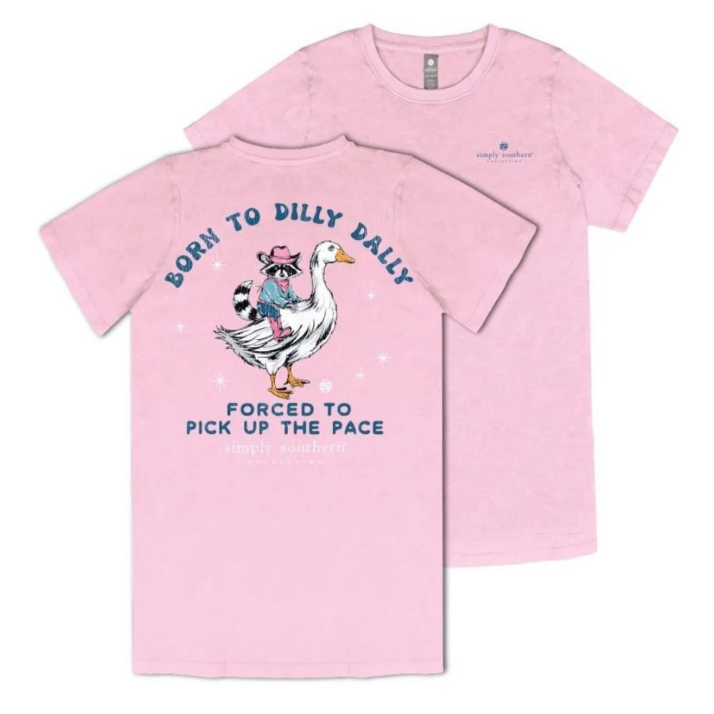 SHORTSLEEVE DILLY TSHIRT, Color: WASHED PINK, Size: SMALL