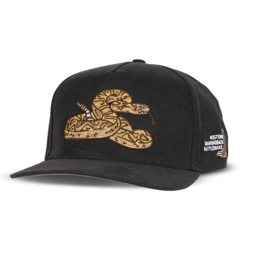RATTLESNAKE HAT, Colour: BLACK