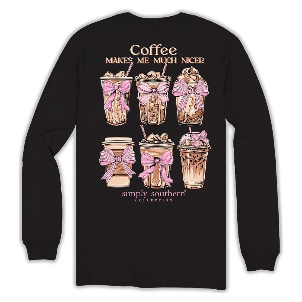 LONGSLEEVE NICER T-SHIRT, Color: BLACK, Size: MEDIUM