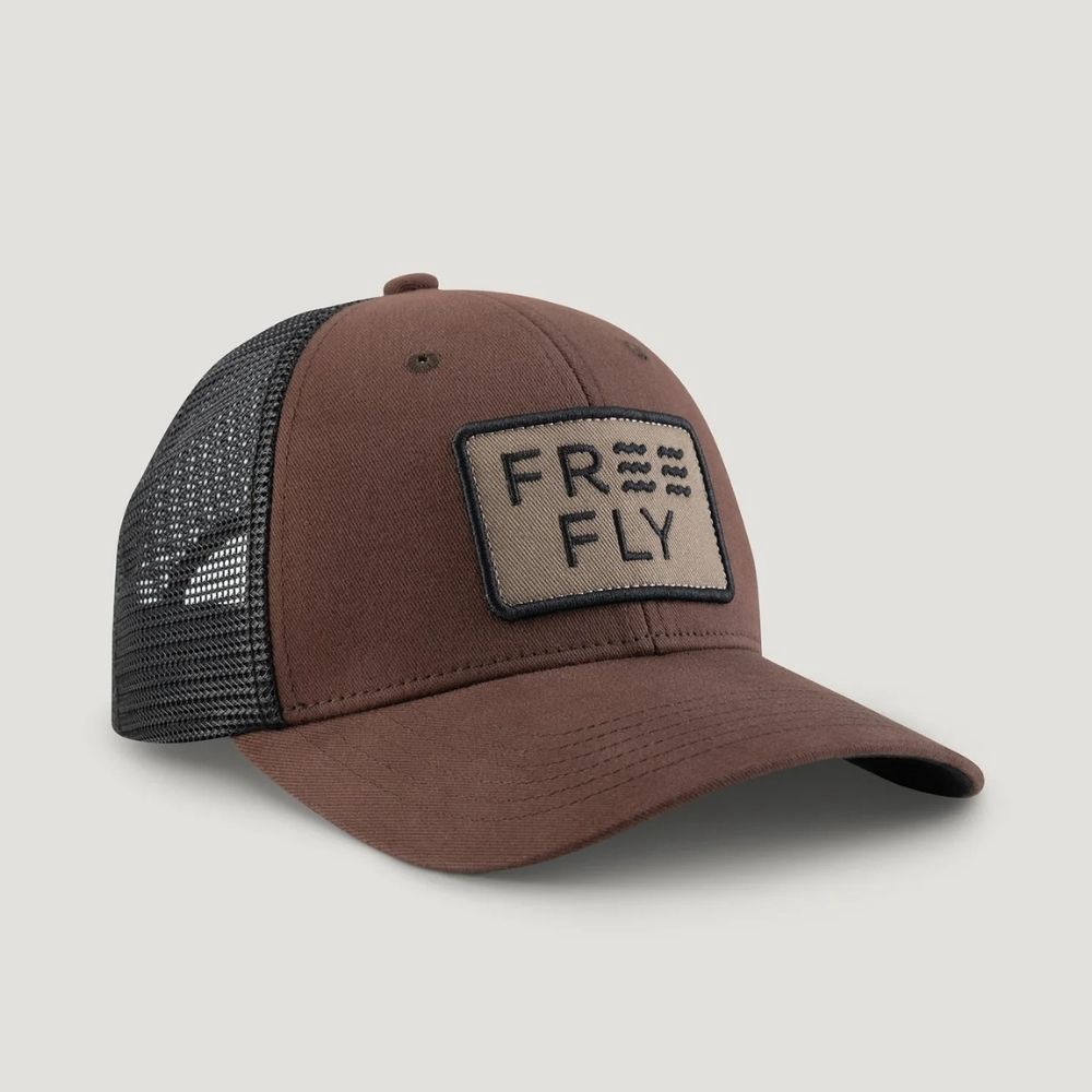 WAVE TRUCKER HAT, Color: CHESTNUT, Size: OS