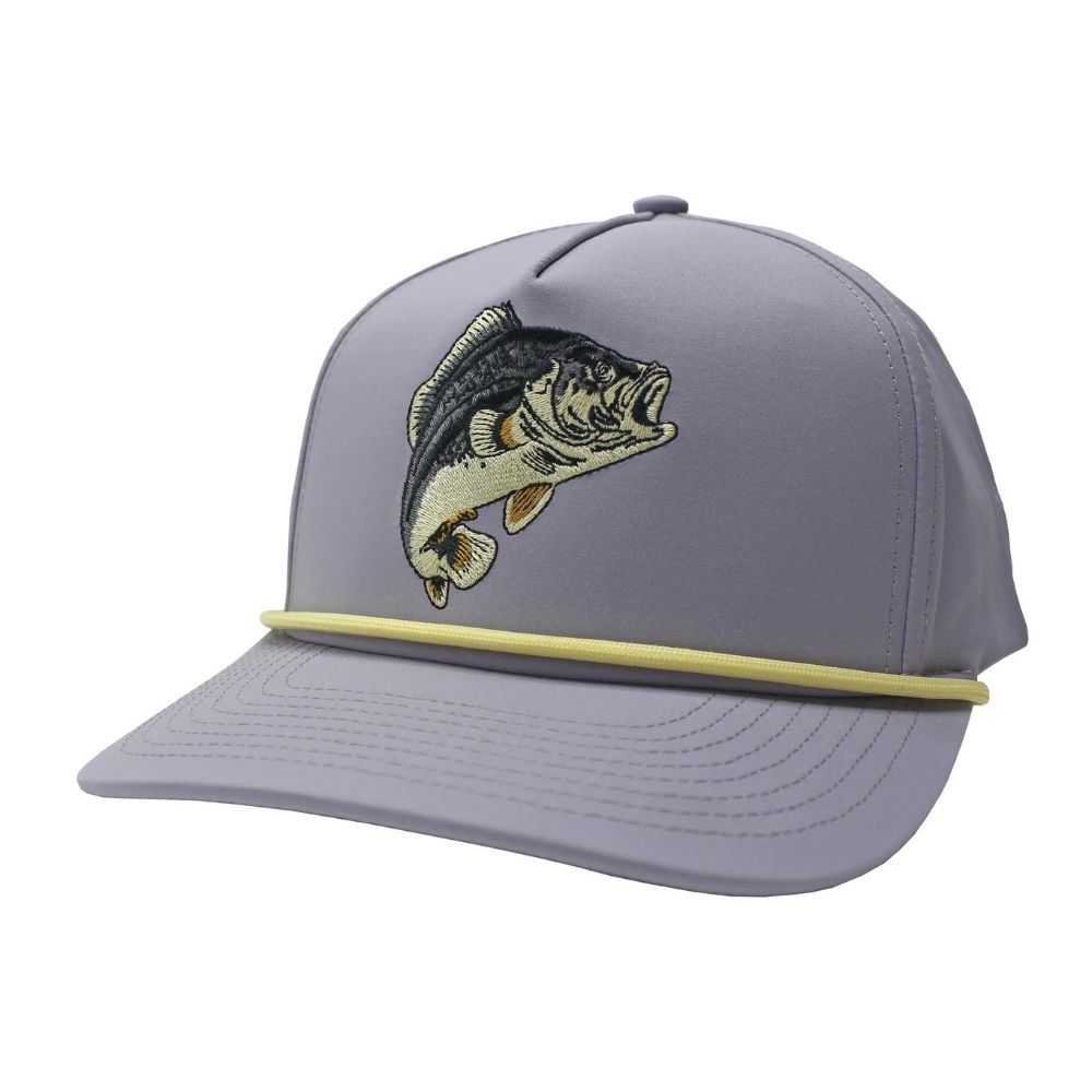 YOUTH BASS HIGH CROWN ROPE HAT, Color: STORM