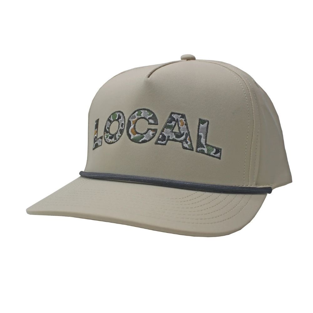 LOCAL CAMO ROPE HAT, Color: LIGHT KHAKI