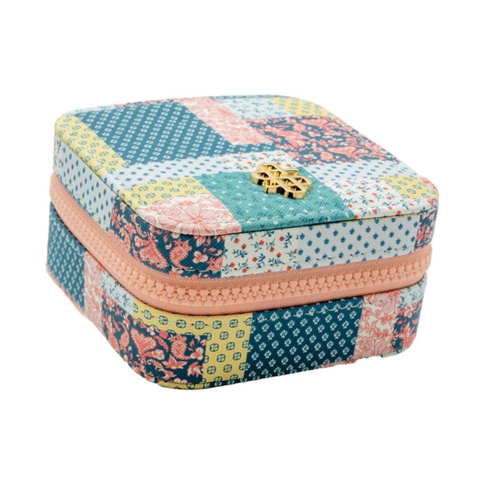 TRAVEL JEWELRY BOX TRAVEL JEWELRY BOX, Style: QUILT PATTERN
