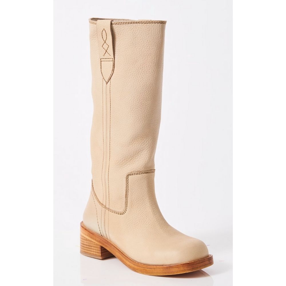 BLAZE PULL ON BOOT, Color: PARCHMENT, Size: 6