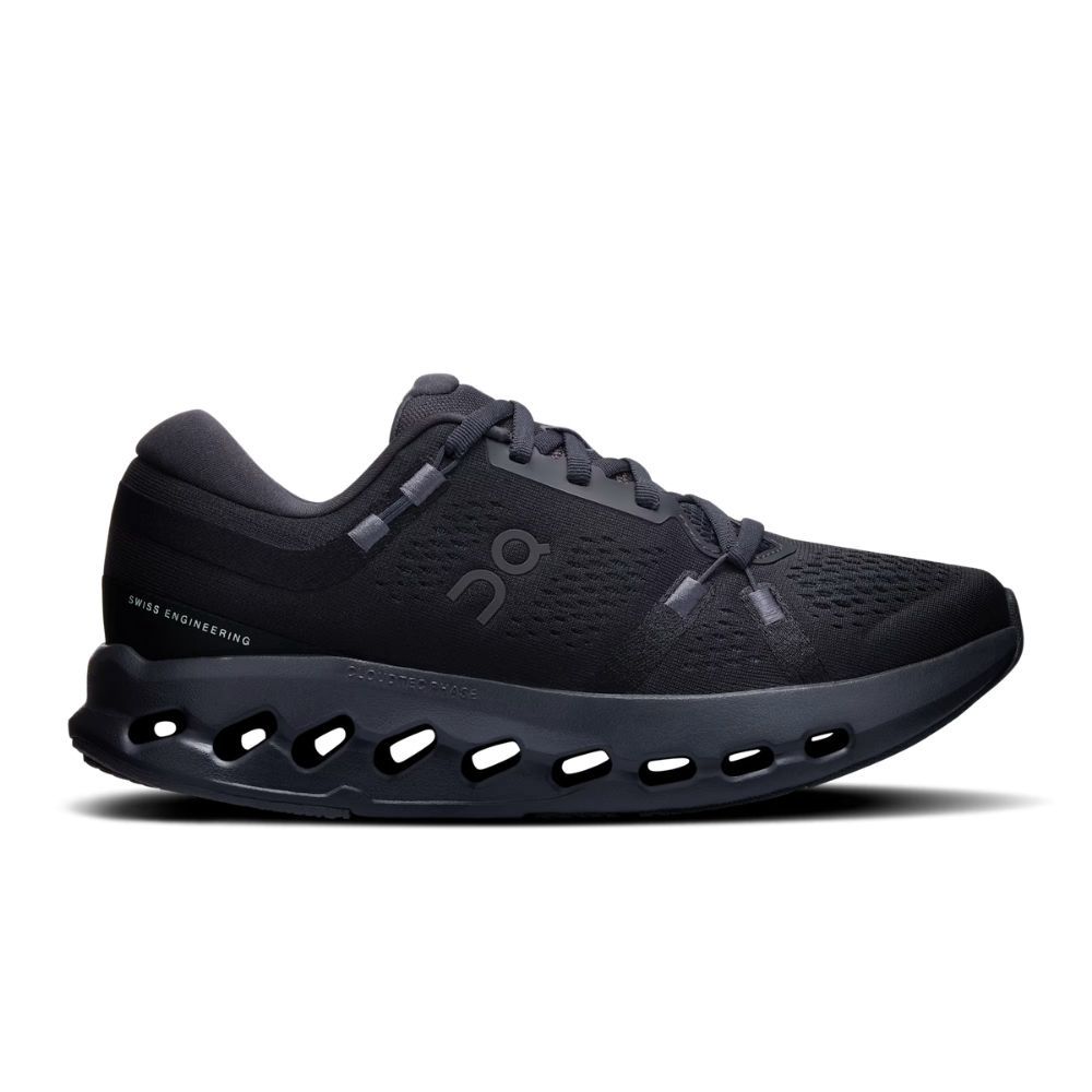 W CLOUDSURFER 2 WIDE, Color: BLACK/BLACK, Size: 6