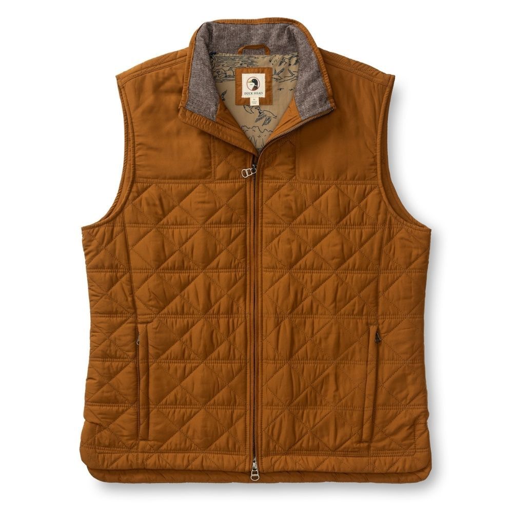 FREMONT SPORT PERFORMANCE QUILTED VEST, Color: DARK AMBER, Size: MEDIUM, Style: D51034