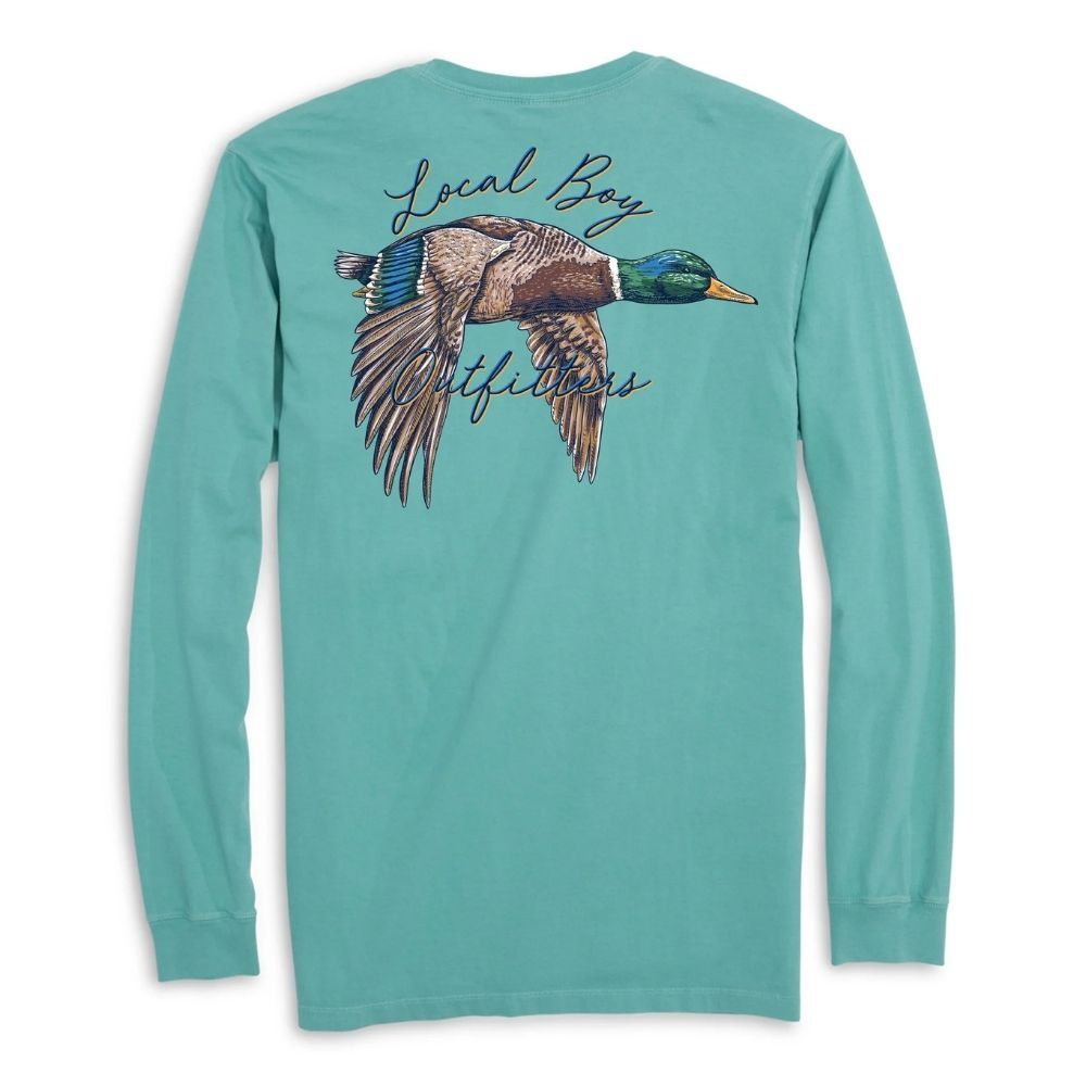 Y MIGRATING LONGSLEEVE TEE, Color: SEAFOAM, Size: XLARGE, Style: L0100041