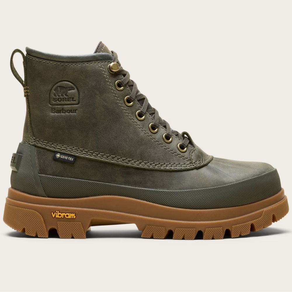 SOREL X BARBOUR DAYSTORM HORIZION GTX, Color: ALPINE TUNDRA, Size: M4.5/W6