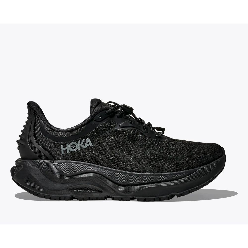 W ARAHI SR, Color: BLACK / BLACK, Size: 6