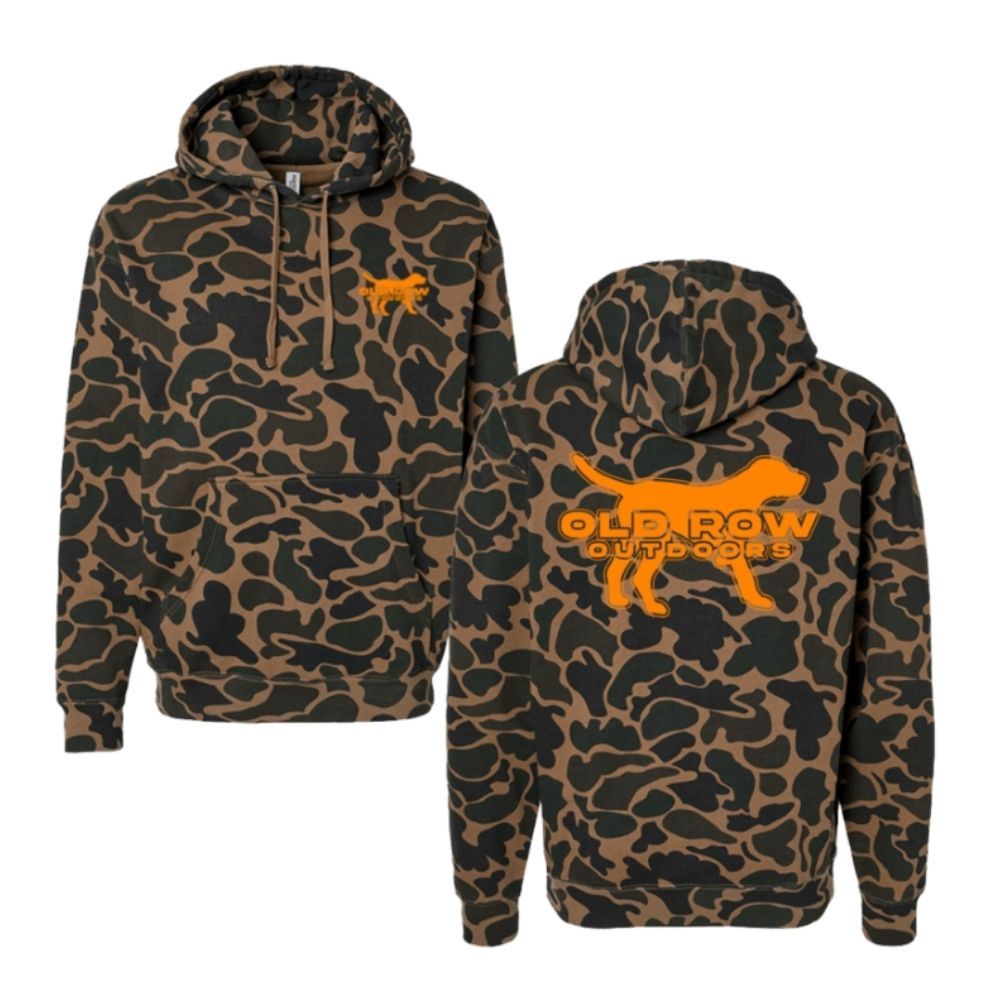 OUTDOOR  POINTER DUCK CAMO HOODIE, Color: CAMO, Size: SMALL, Style: WROW2559