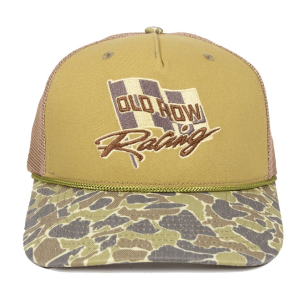 OLD ROW RACING CAMO ROPE HAT, Color: CAMO