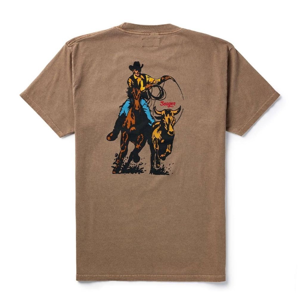 PREMIUM RODEO SERIES TEE, Color: PIGMENT BROWN, Size: M