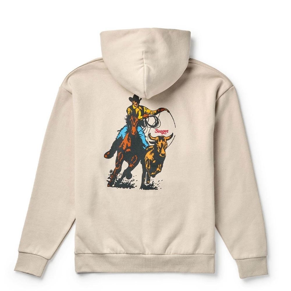RODEO SERIES HOODIE, Color: IVORY, Size: M