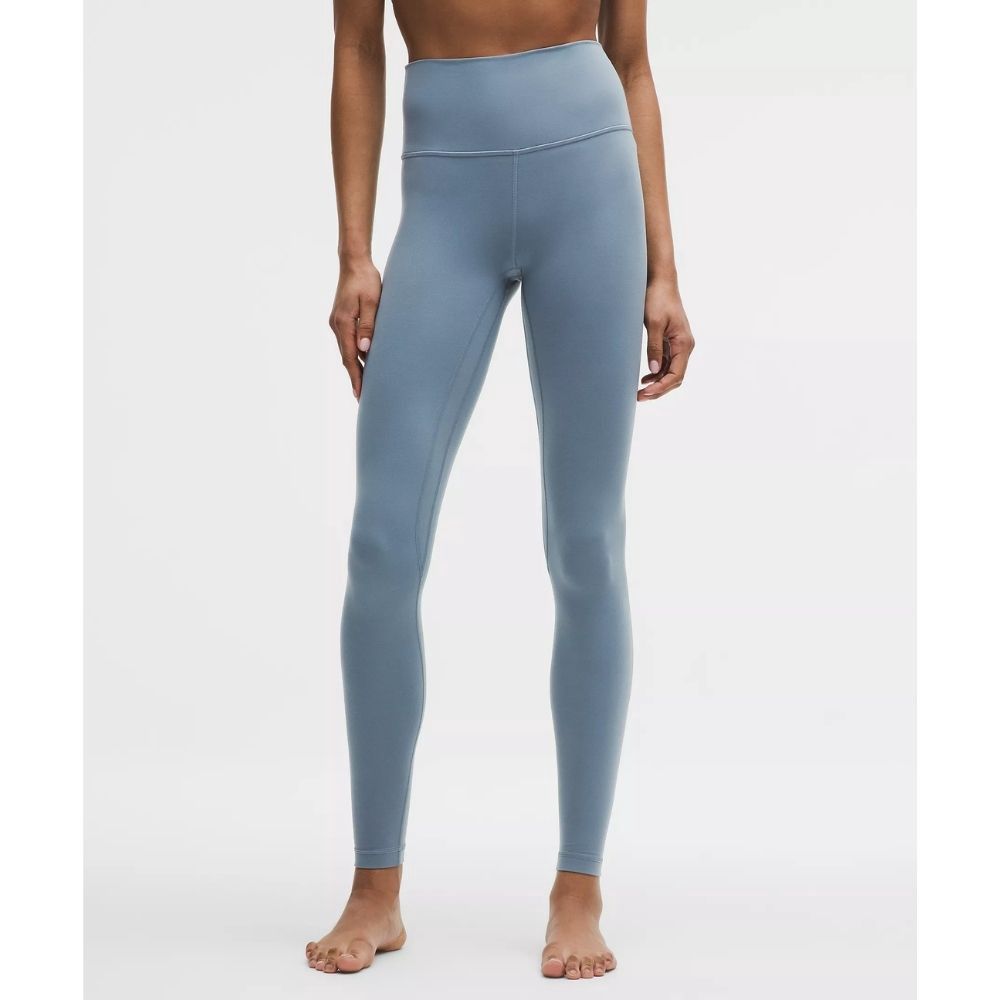 LULULEMON ALIGN HR PANT 28", Color: STEEL BLUE, Size: 2, Style: LW5DITS