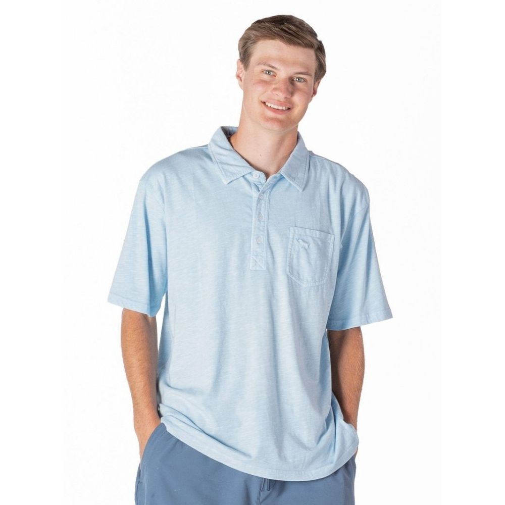 M POLO SS, Color: SEA SUMSNG, Size: SMALL