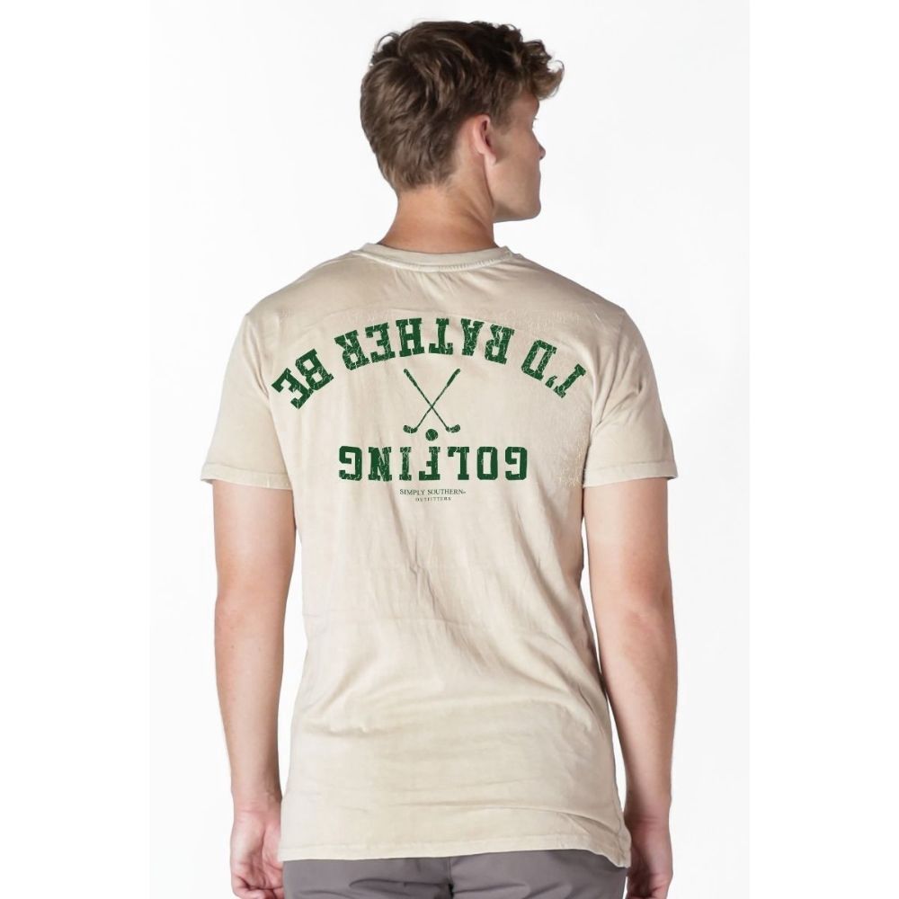 M MINIWASH GOLF T-SHIRT, Color: BONE, Size: SMALL