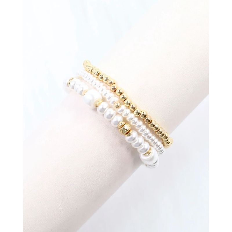 DEVIN BEADED STRETCH BRACELET SET