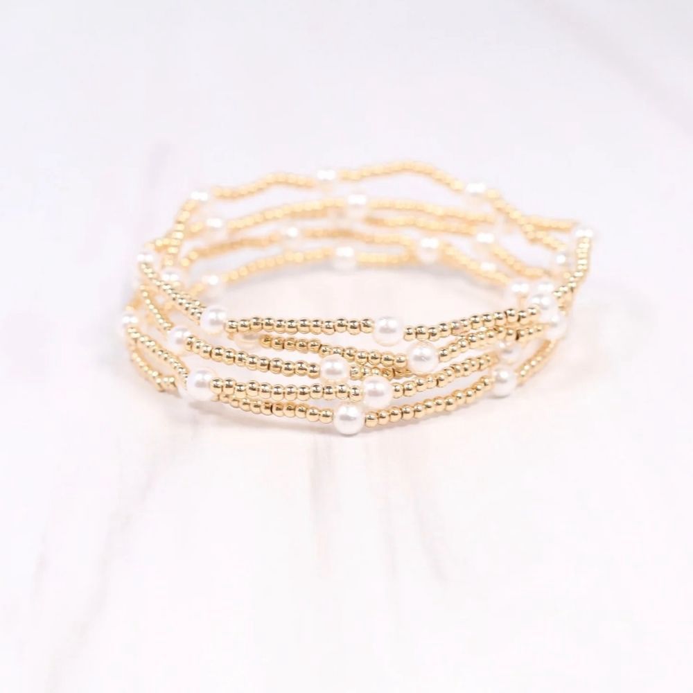 DOMIC BRACELET SET, Color: GOLD, Style: B38897