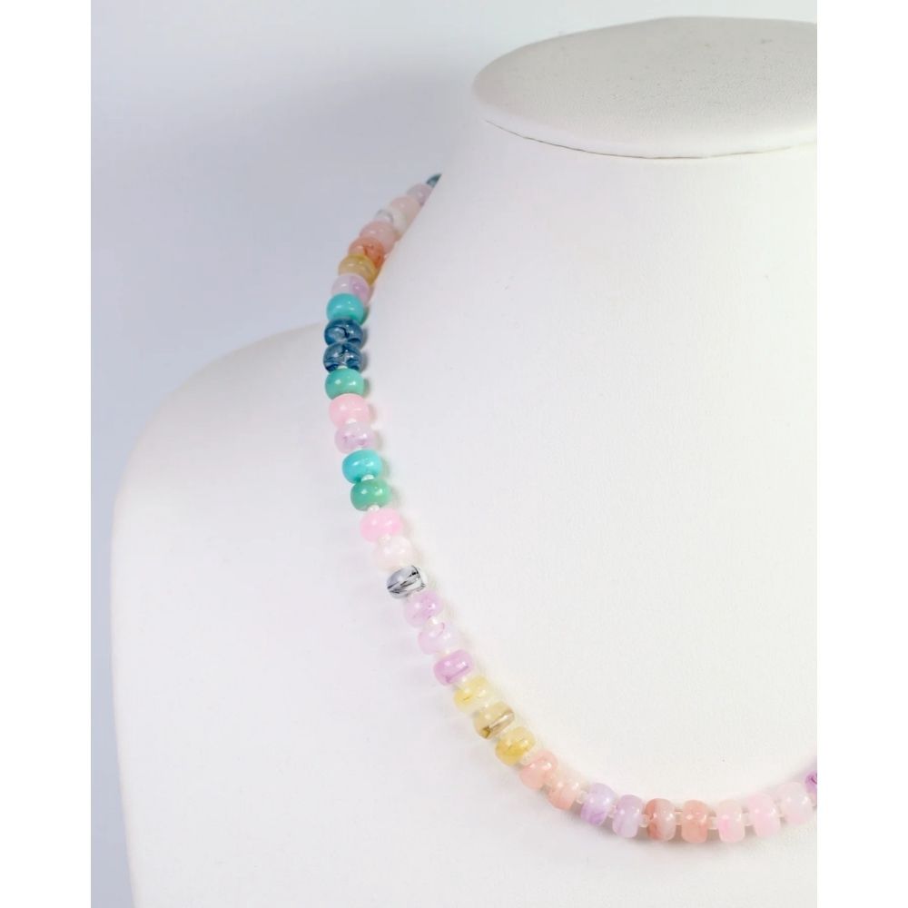 CAPE SAN BLAS BEADED NECKLACE, Color: LIGHT MULTI, Style: N39424