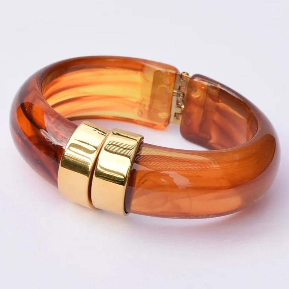 MOOD CATCHER CUFF BRACELET, Color: BROWN