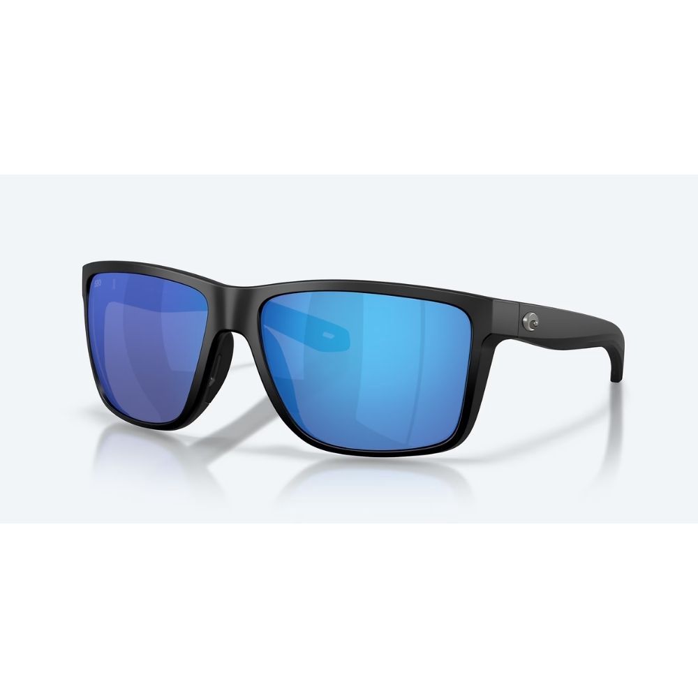 BROADBILL II XL MATTE BLACK W/ BLUE MIRROR 580G, Color: MATTE BLACK/ BLUE MIRROR 580G