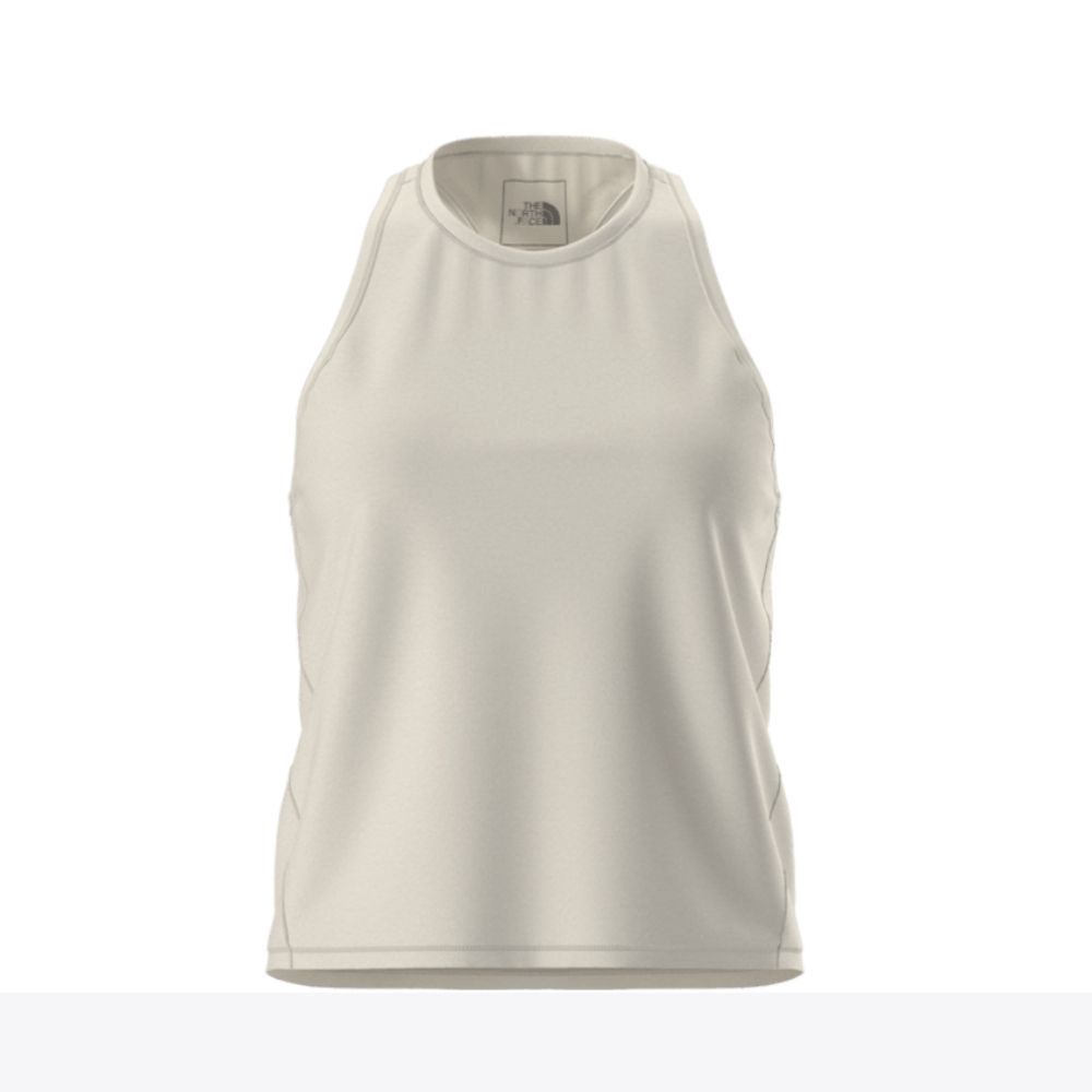 WOMEN'S JAIDA TANK, Color: WHITE DUNE LIGHT HEATHER, Size: SMALL, Style: NF0A8GY0