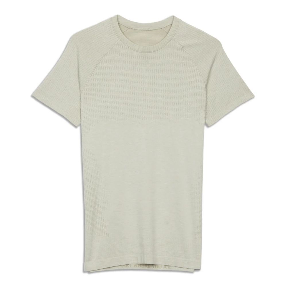 METAL VENT TECH SHORT SLEEVE, Color: RAW LINEN/WHITE, Size: S