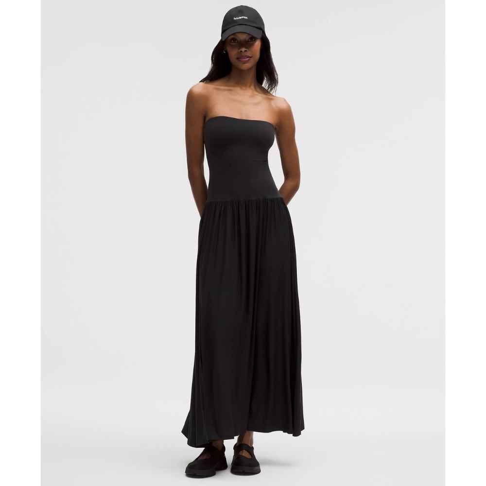 2 IN 1 MAXI DRESS, Color: BLACK, Size: X SMALL, Style: LW1FFRS
