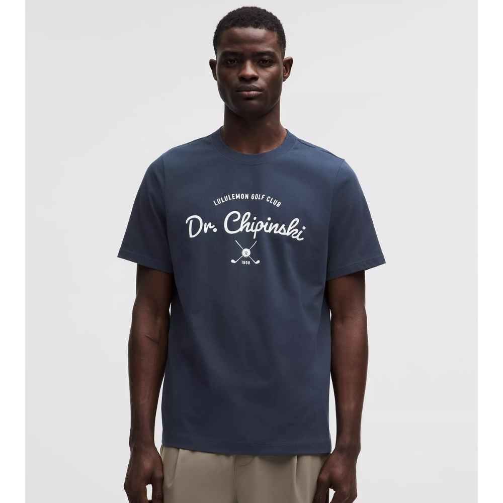 HEAVYWEIGHT CLASSIC FIT COTTON T-SHIRT-CHIPINSKI, Color: CLUB BLUE, Size: SMALL, Style: LM3GDMS