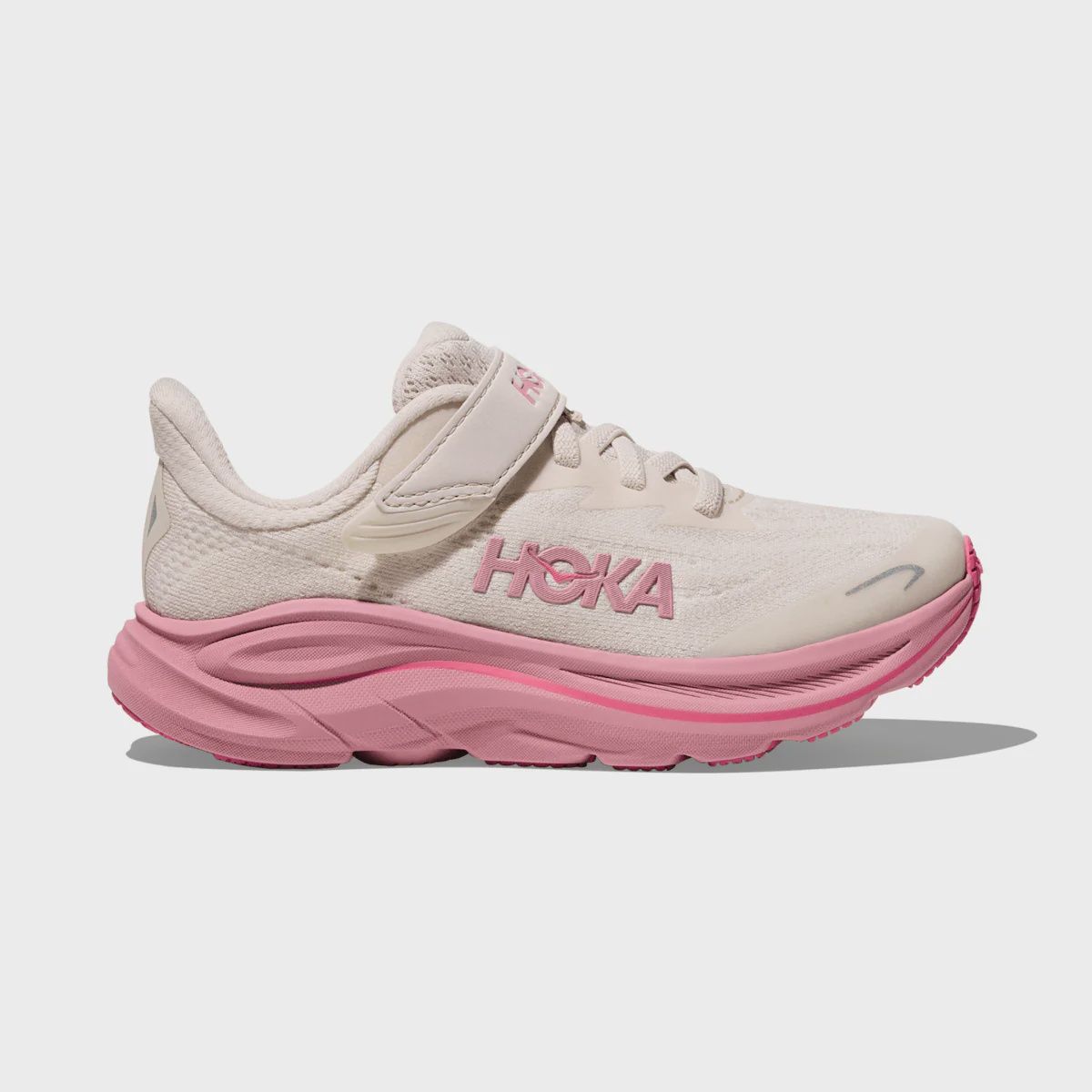 K Clifton 10 Little Kids, Color: Rose Cream / Dried Rose RMD, Size: 11MD